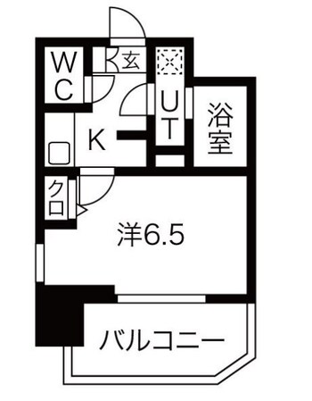 プロシード大阪WESTアドリアの物件間取画像